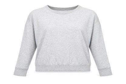 Womens UK Size 6 Topshop Grey Basic T-Shirt