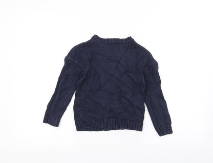 Abcd R Girls Blue   Pullover Jumper Size 5 Years