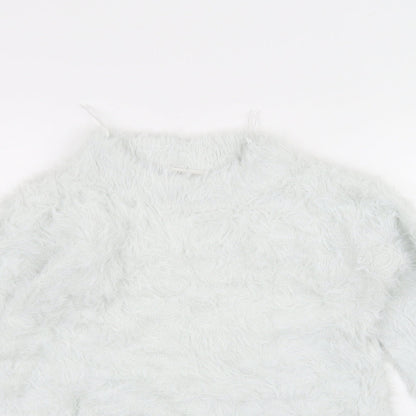 H&M Girls White   Pullover Jumper Size 11-12 Years