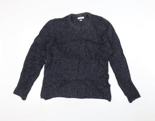 Selected Mens Blue  Knit Pullover Jumper Size M