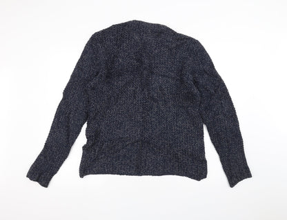 Selected Mens Blue  Knit Pullover Jumper Size M