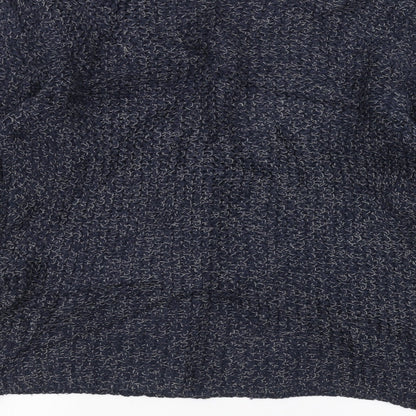 Selected Mens Blue  Knit Pullover Jumper Size M