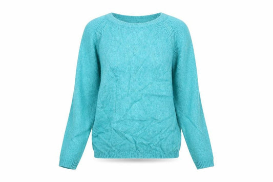 ISLE Womens Blue   Pullover Jumper Size S