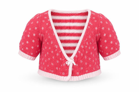 MINIMODE Baby Red Striped  Cardigan Jumper Size 0-3 Months