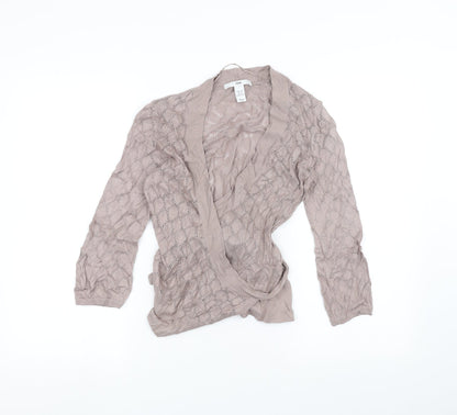 H&M Womens Brown   Cardigan Jumper Size 6