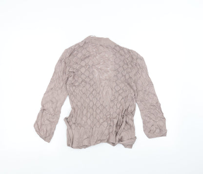 H&M Womens Brown   Cardigan Jumper Size 6