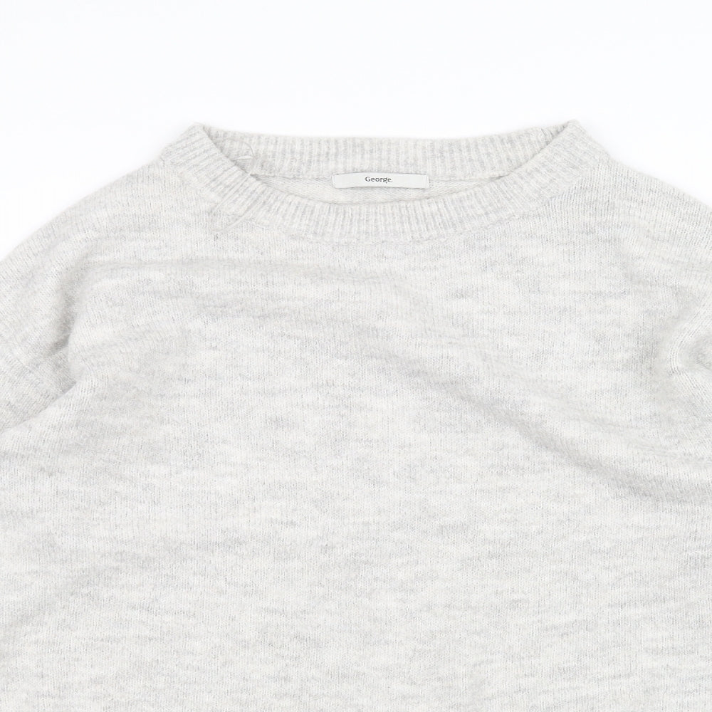 George Womens White   Pullover Jumper Size 12