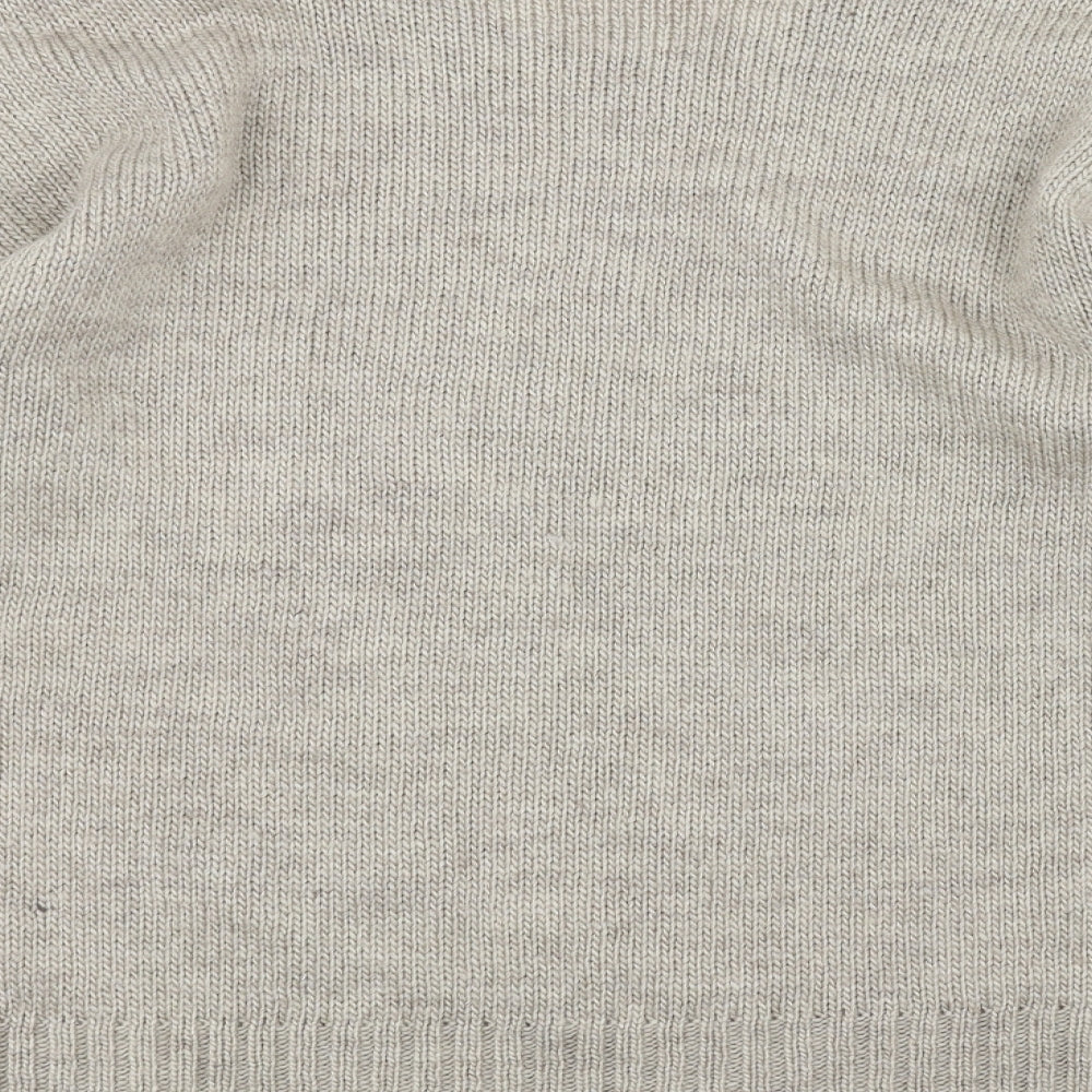 TU Womens White  Knit Pullover Jumper Size 16