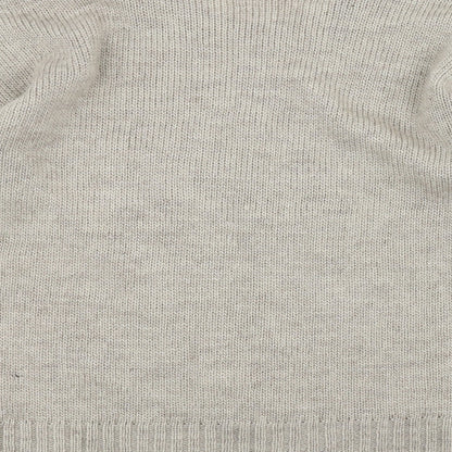 TU Womens White  Knit Pullover Jumper Size 16