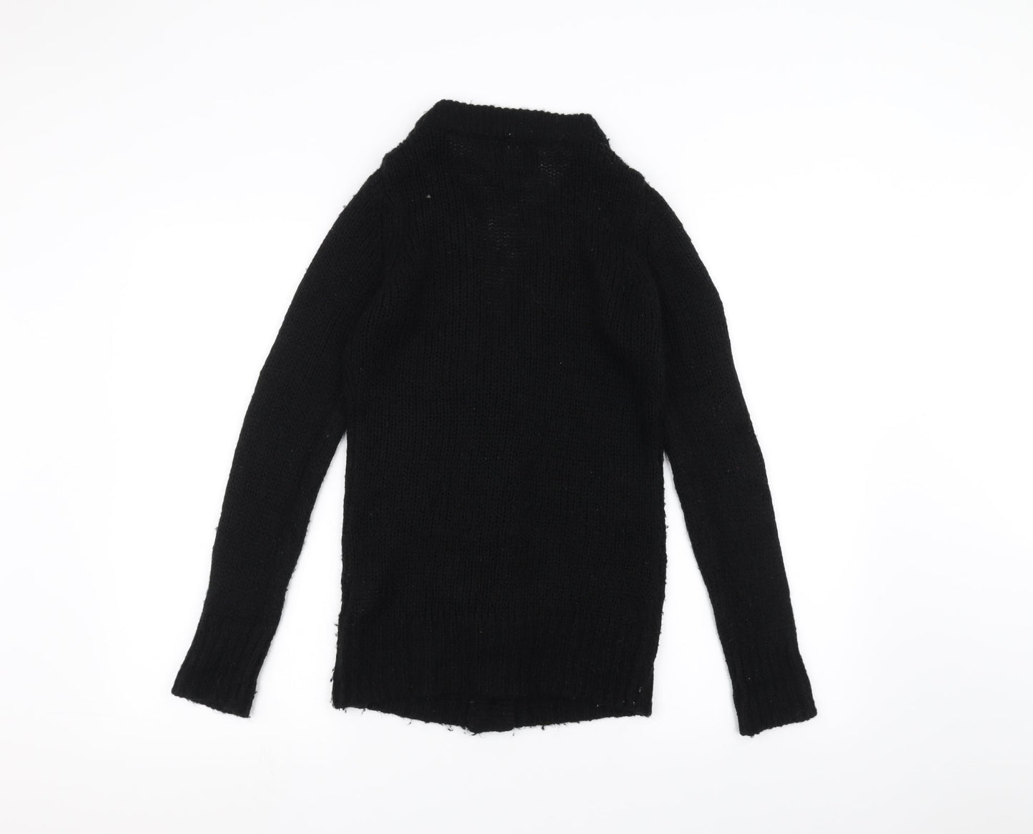 miss flori Womens Black   Jacket Coatigan Size 8
