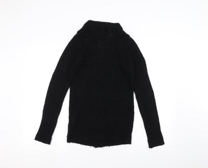 miss flori Womens Black   Jacket Coatigan Size 8