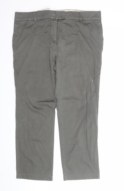 TU Mens Green   Capri Jeans Size 18 L27 in