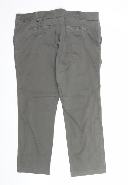 TU Mens Green   Capri Jeans Size 18 L27 in