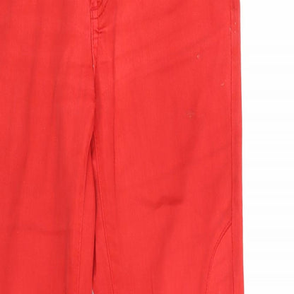 Zara Womens Red   Skinny Jeans Size 36 in L28 in