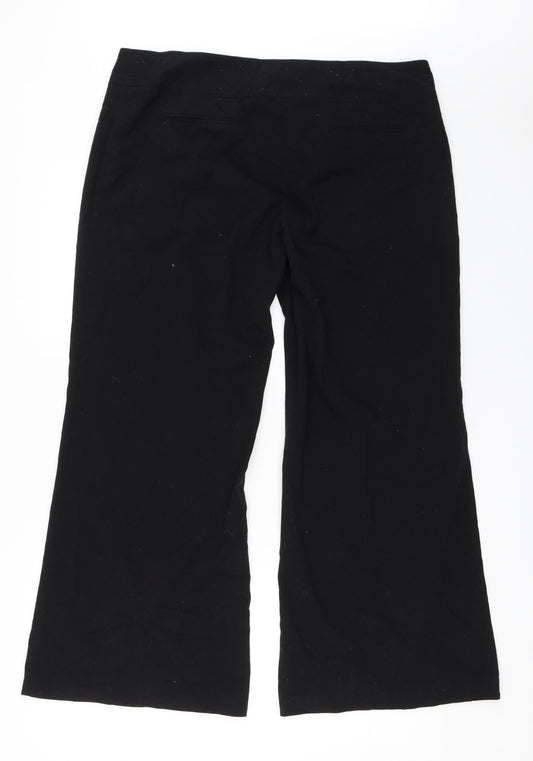 New Look Womens Black   Dress Pants Trousers Size 16 L26 in