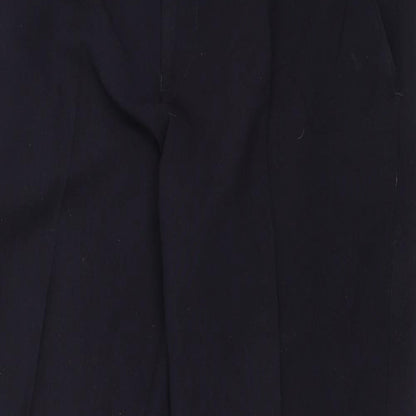 M&S Mens Blue   Dress Pants Trousers Size 36 in L26 in