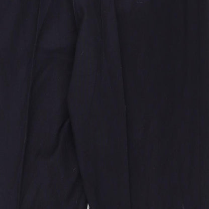 M&S Mens Blue   Dress Pants Trousers Size 36 in L26 in