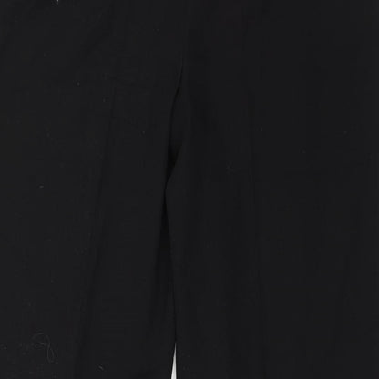 M&S Womens Black   Dress Pants Trousers Size 14 L25 in
