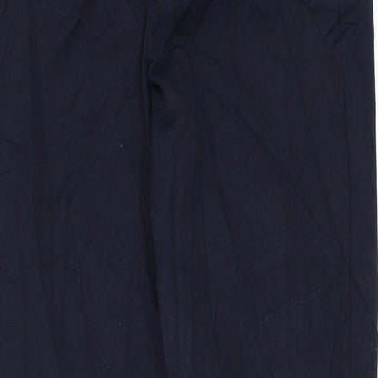 M&S Womens Blue   Dress Pants Trousers Size 8 L26 in