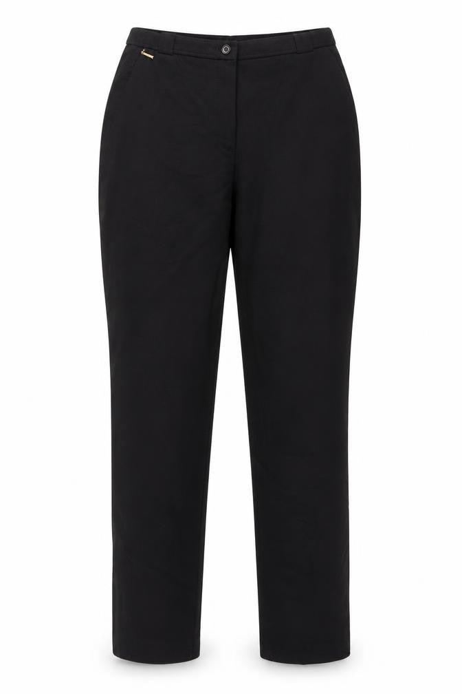 Womens UK Size 14 Marks and Spencer Regular Fit Dress Pants Black Trousers