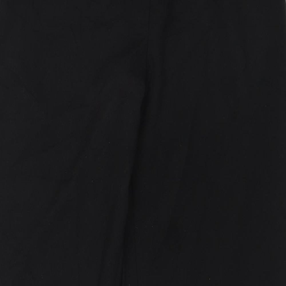 Womens UK Size 14 Marks and Spencer Regular Fit Dress Pants Black Trousers