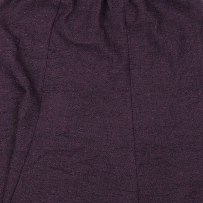 Nicole Lewis Womens Purple   A-Line Skirt Size 14