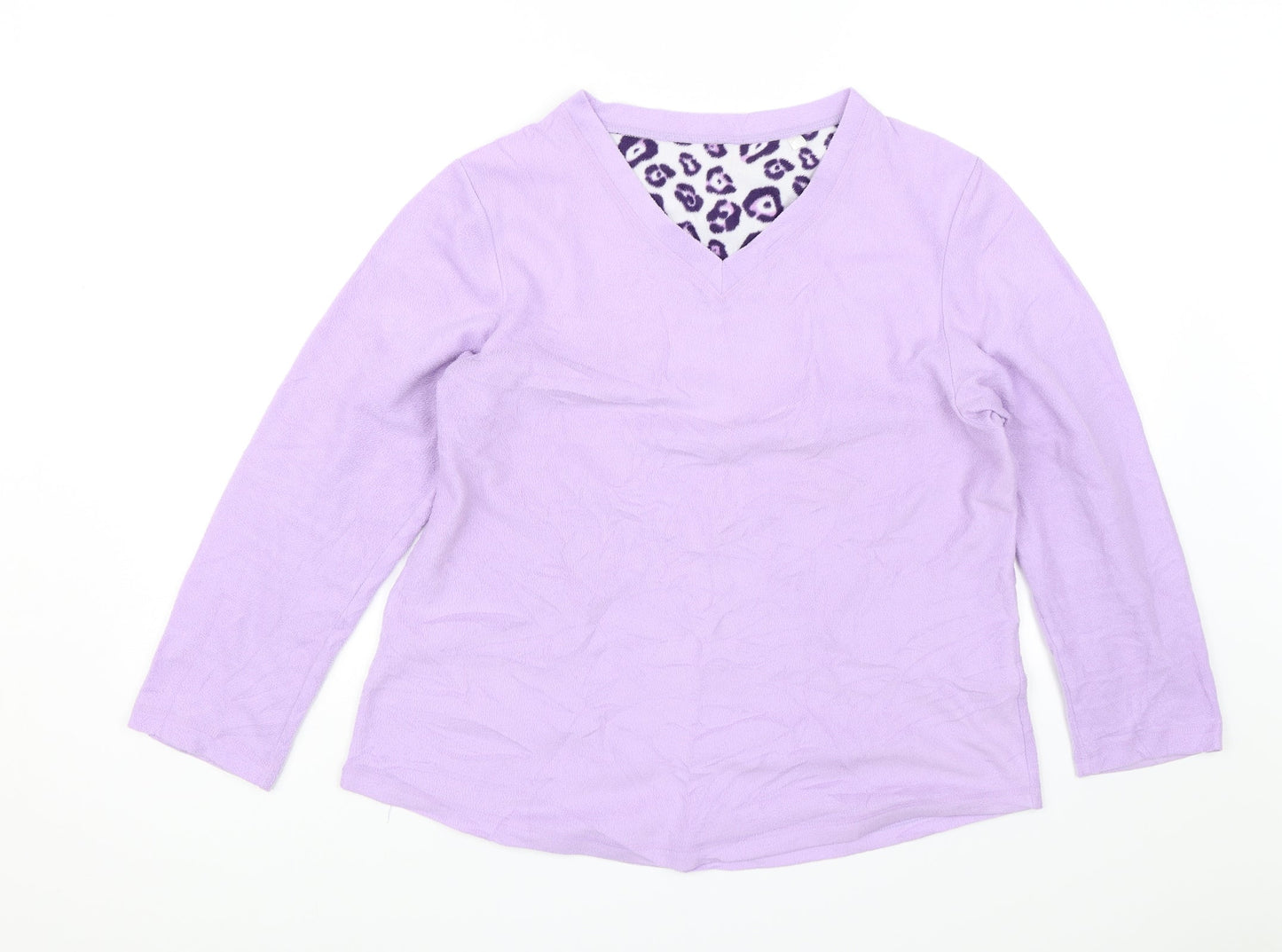 Avenue Womens Purple   Top Pyjama Top Size 14