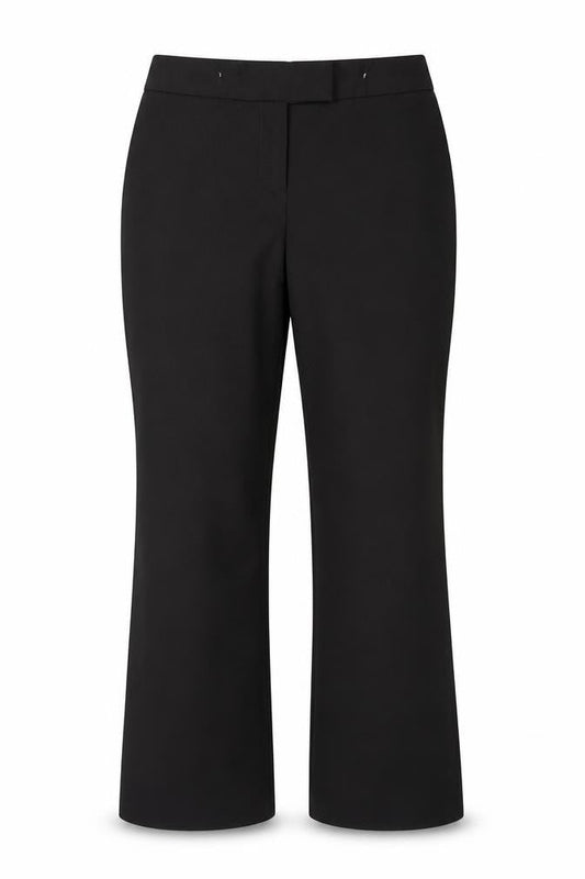 Womens UK Size 14 George Regular Fit Dress Pants Black Trousers