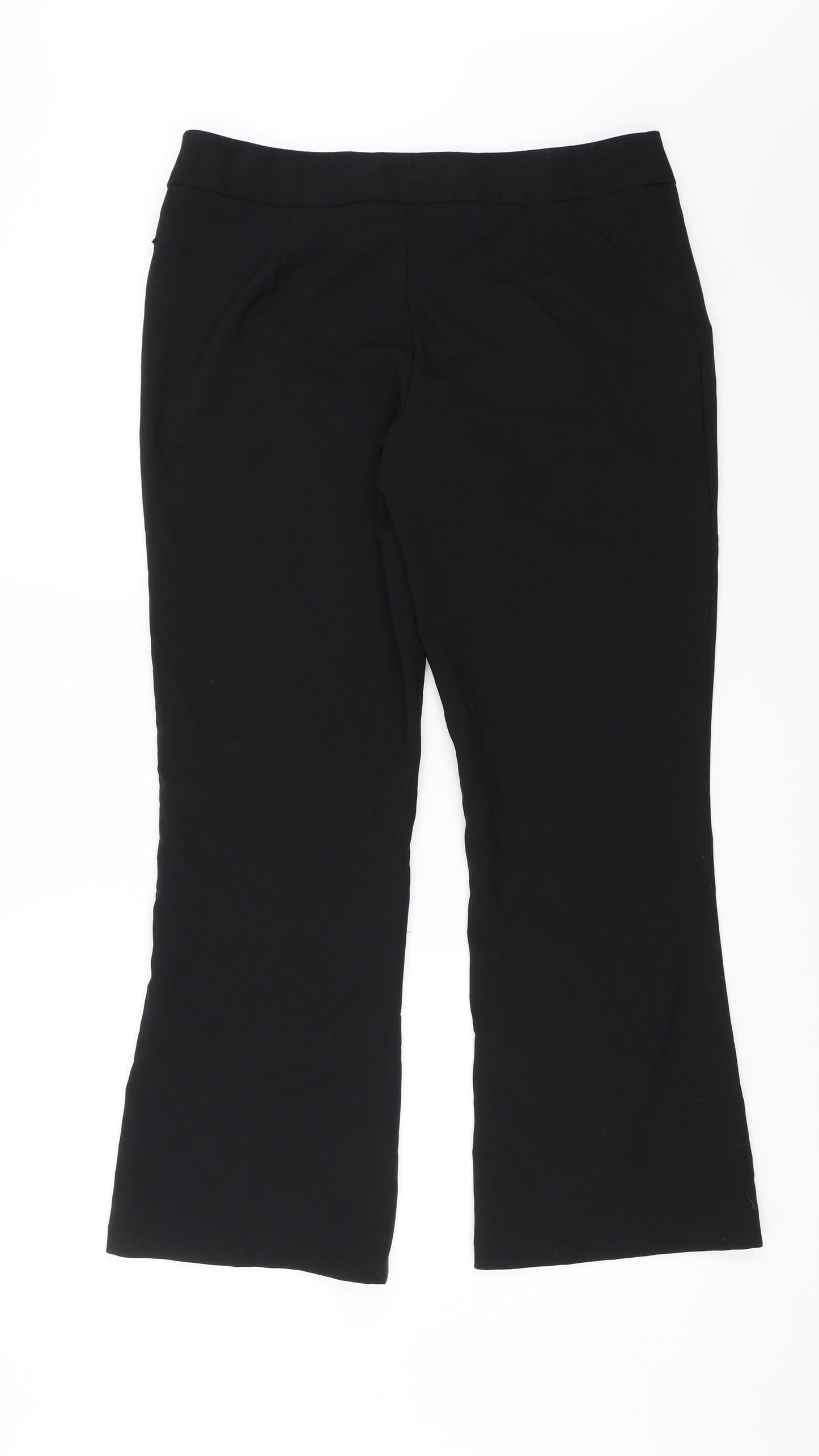 George Womens Black   Dress Pants Trousers Size 14 L26 in