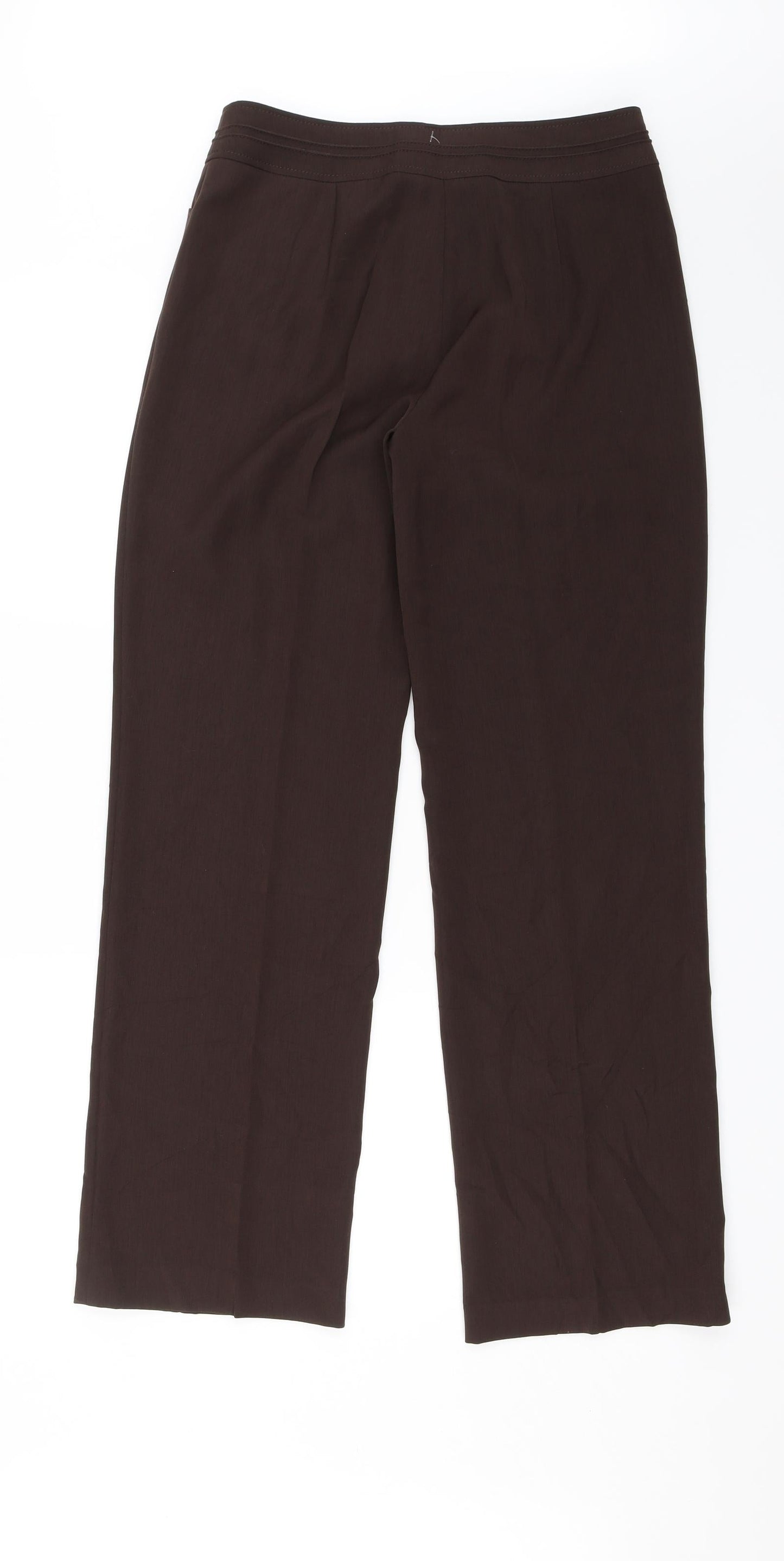 Gerry Weber Womens Brown   Dress Pants Trousers Size 12 L28 in