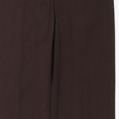 Gerry Weber Womens Brown   Dress Pants Trousers Size 12 L28 in