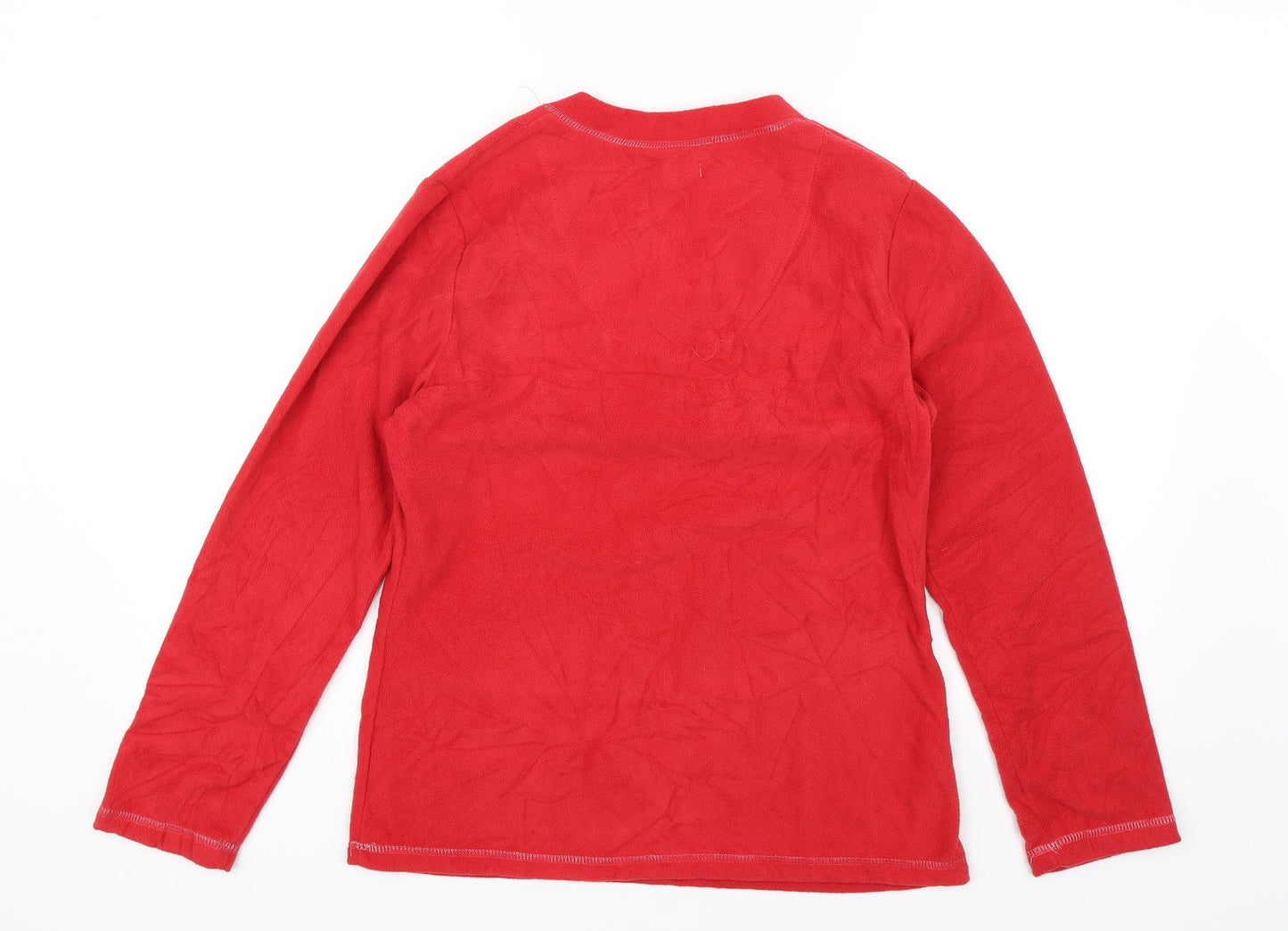 Love to Lounge Womens Red Solid  Top Pyjama Top Size S  - Let it snow
