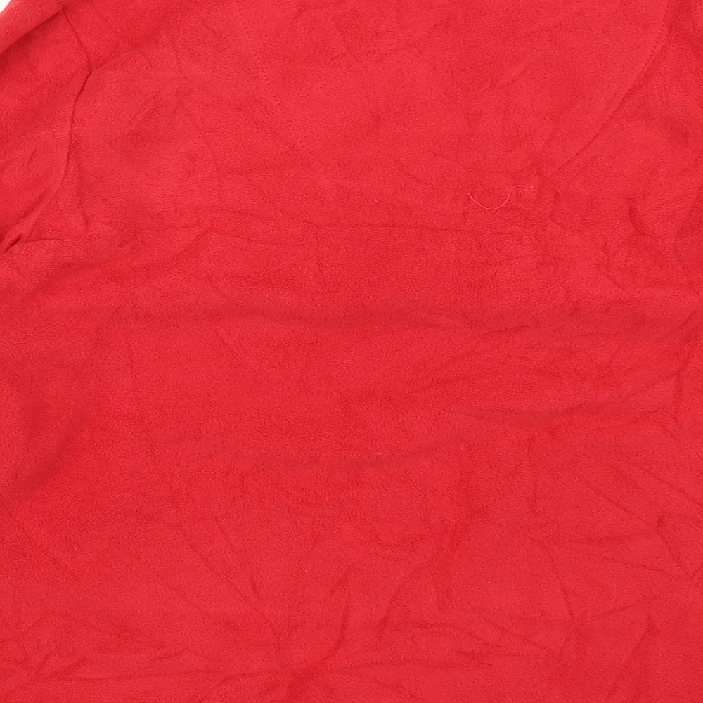 Love to Lounge Womens Red Solid  Top Pyjama Top Size S  - Let it snow
