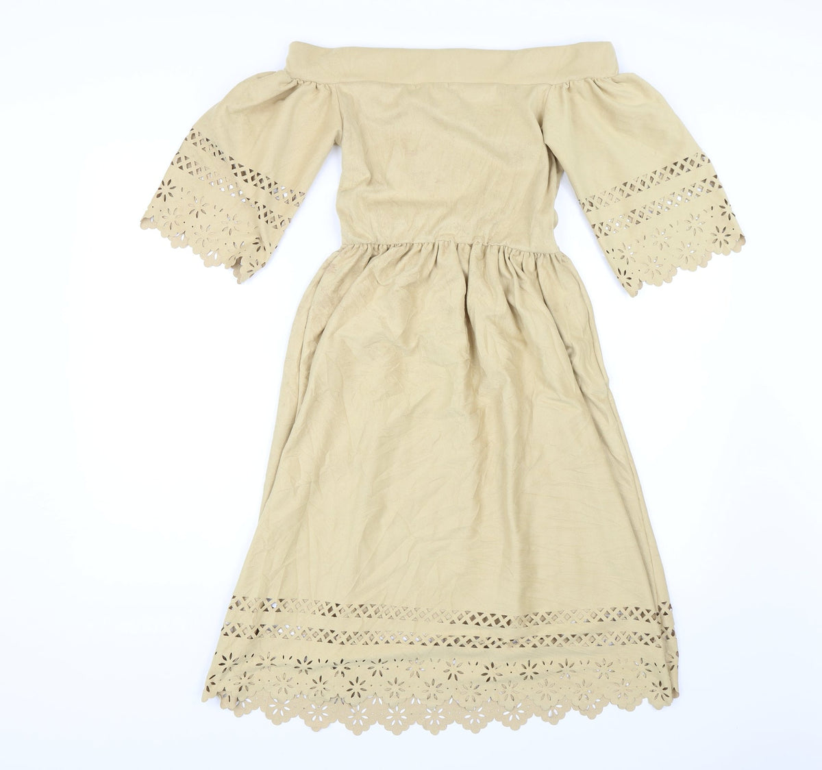 Wonderful Womens Yellow   Shift  Size 8