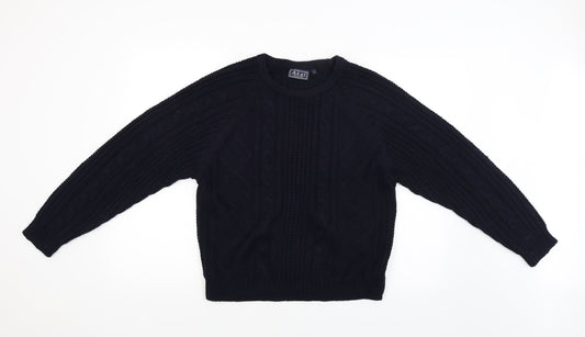 Akal Collection Womens Blue   Pullover Jumper Size L