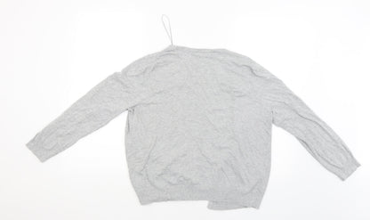 George Womens Grey   Cardigan Jumper Size 18