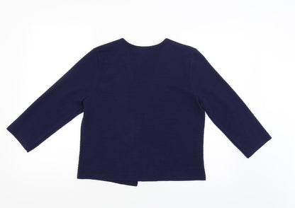Papaya Womens Blue   Cardigan Jumper Size 12