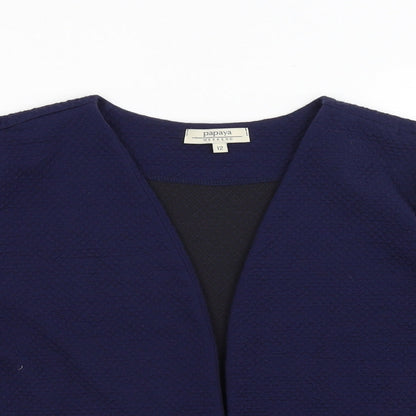 Papaya Womens Blue   Cardigan Jumper Size 12