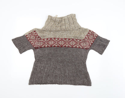 Lineamaglia Womens Beige   Pullover Jumper Size 16