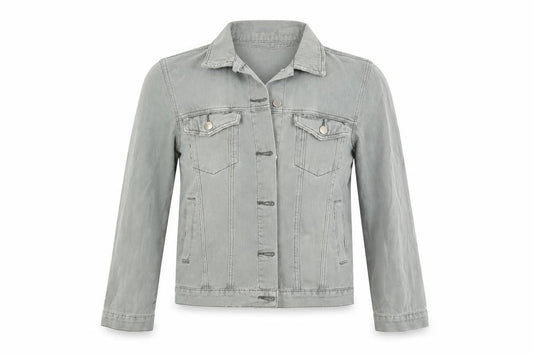 Womens UK Size 8 Boohoo Grey Biker Coat
