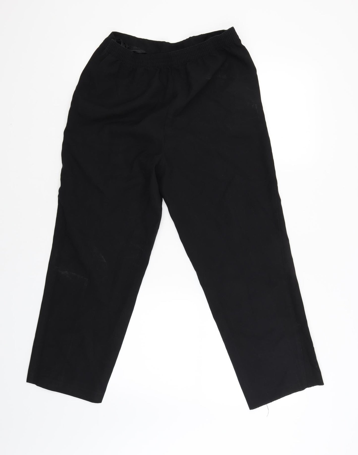 Womens UK Size 10 isle Regular Fit Jegging Black Trousers
