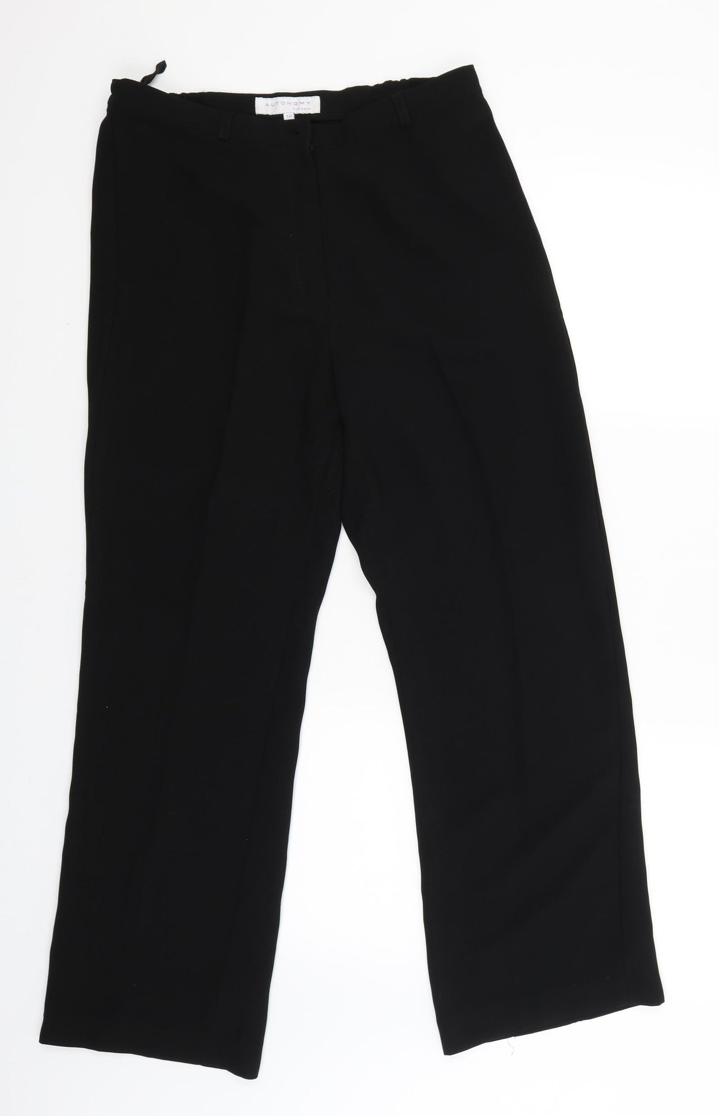 Autonomy Womens Black   Jegging Trousers Size 12 L27.5 in