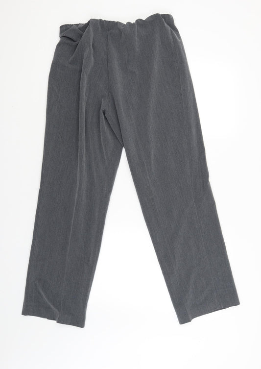 Classics Womens Grey   Jegging Trousers Size 12 L29 in