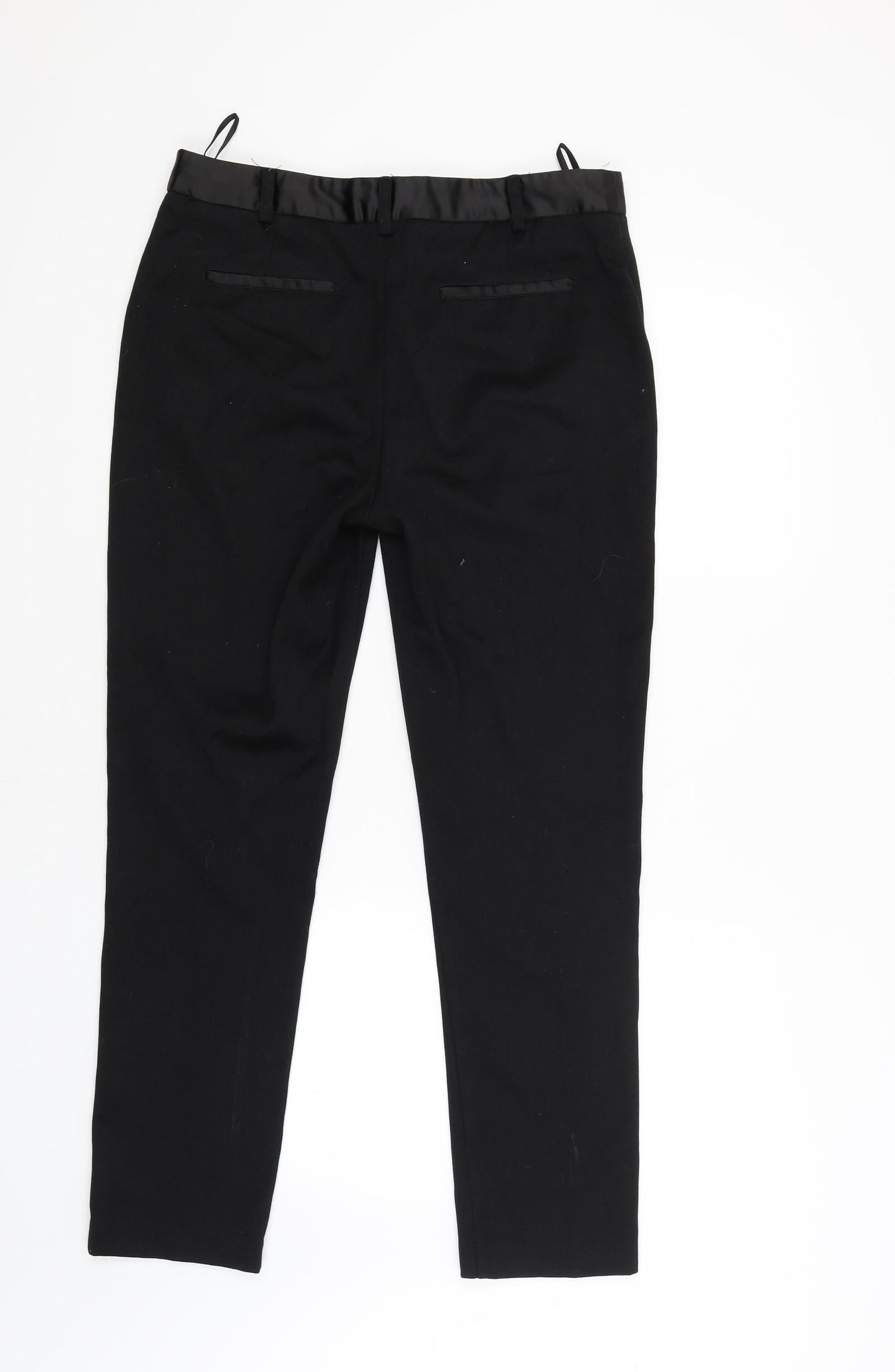 Womens UK Size 10 NEXT Regular Fit  Black Trousers