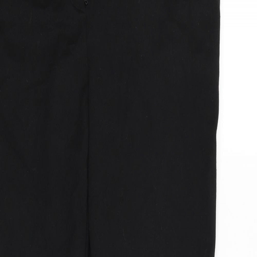 Womens UK Size 10 NEXT Regular Fit  Black Trousers