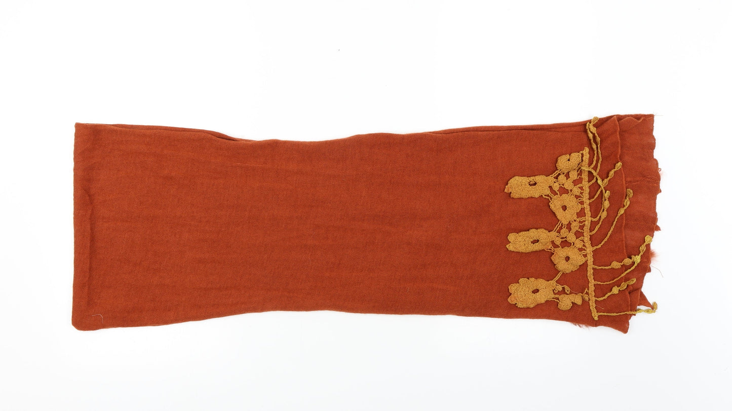 Preworn Womens Orange    Scarf