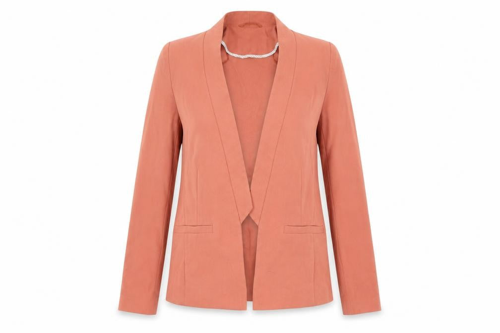 Womens UK Size 10 M&S Regular Orange Blazer