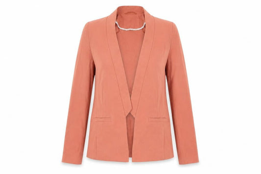 Womens UK Size 10 M&S Regular Orange Blazer