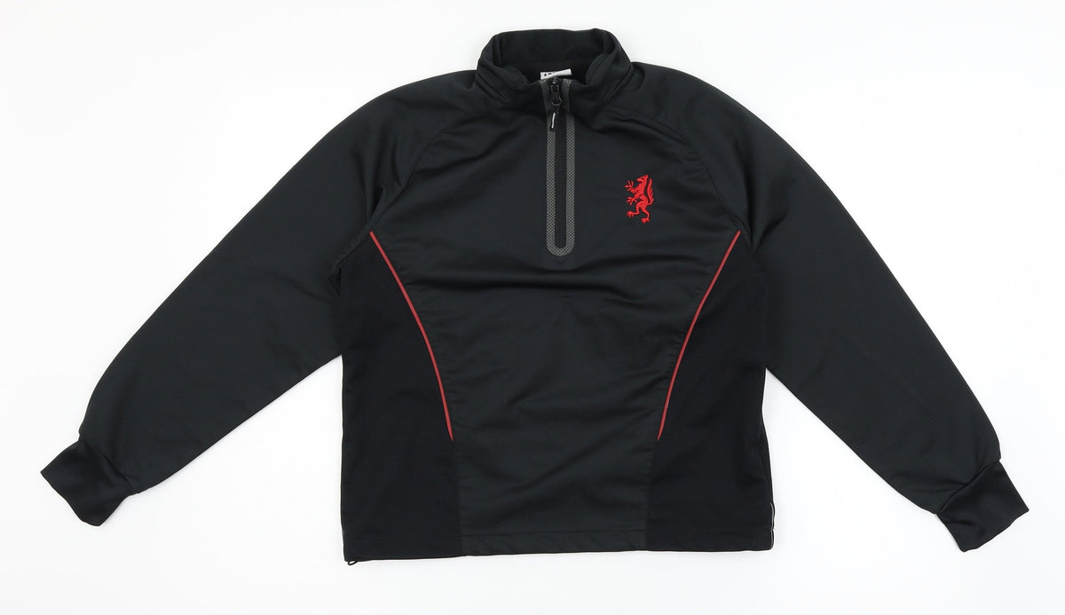 aptus Womens Black   Pullover Sweatshirt Size 2XS  - wales, welsh