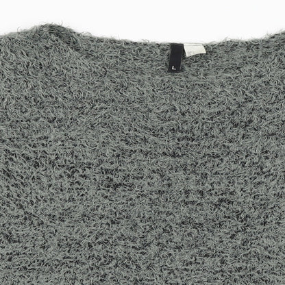 H&M Womens Grey   Pullover Jumper Size L